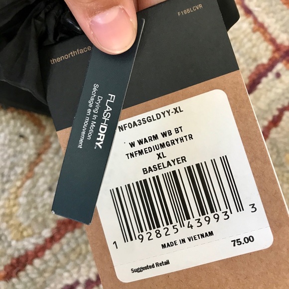 NWT The North Face Women’s Wool Baselayer Tights - Picture 4 of 4